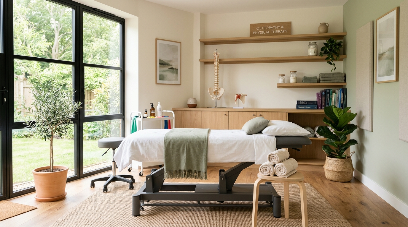 Noreen Osteopathy Clinic Room in Ilford